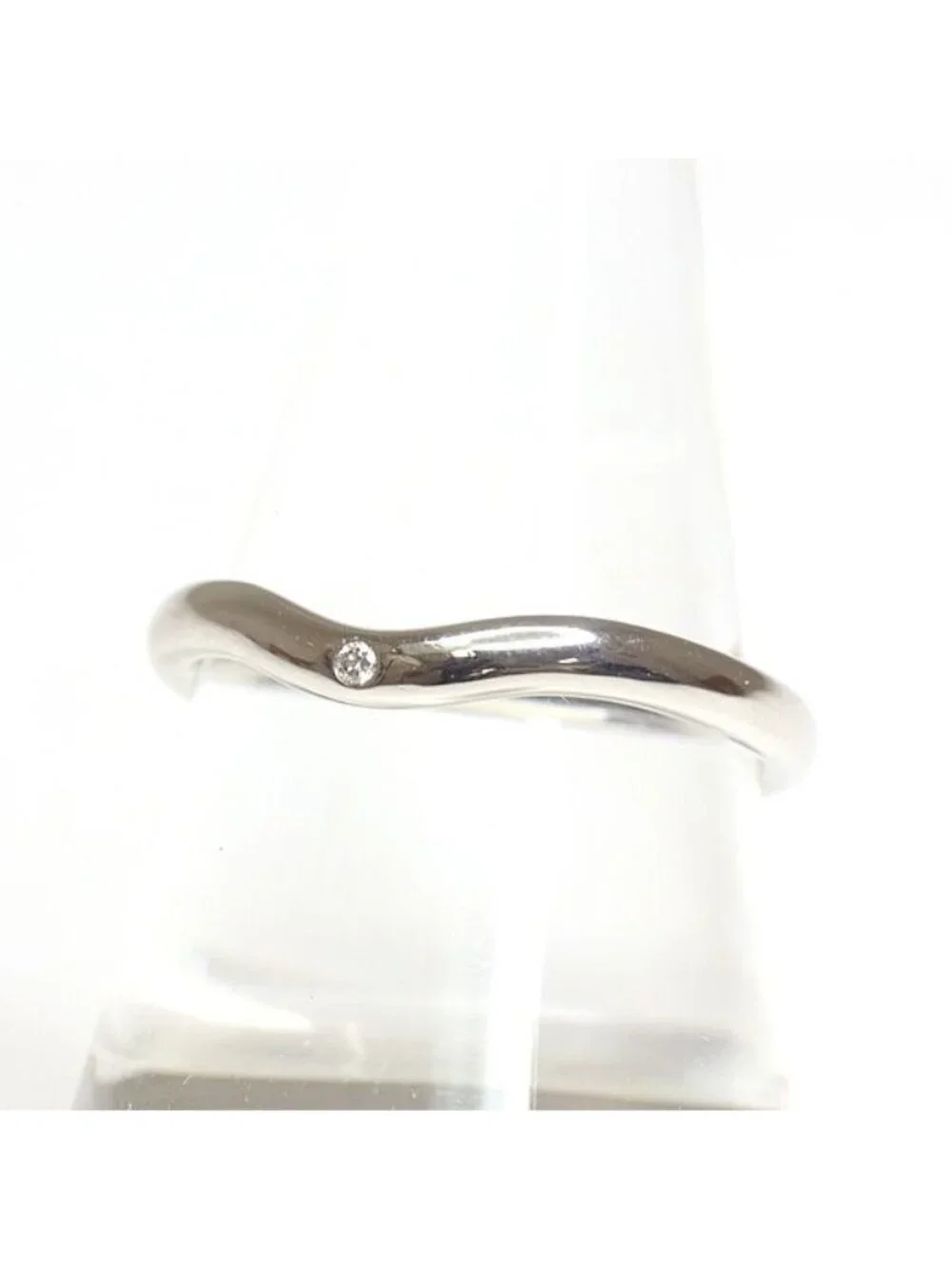 Tiffany & Co Elsa Peretti Band Ring Diamond Polished